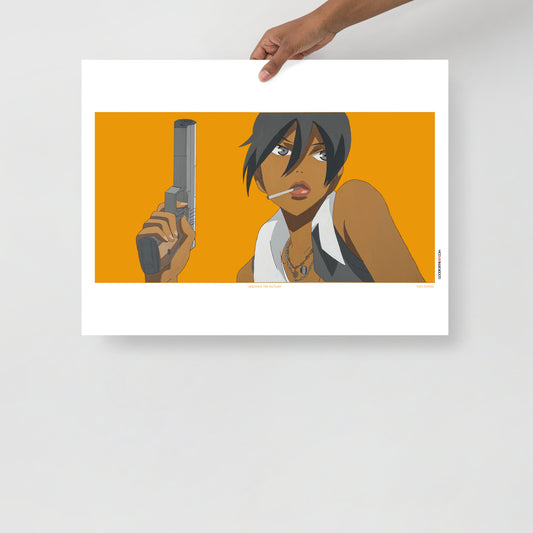 MACHIKO THE OUTLAW 18"x24" Poster Print
