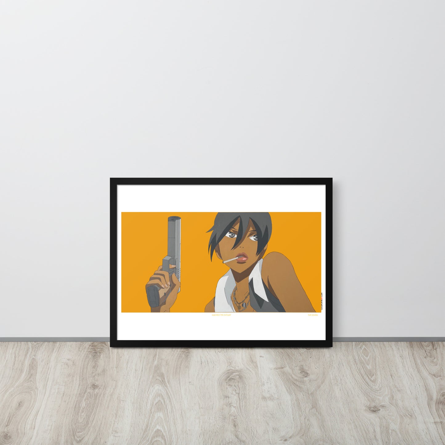 MACHIKO THE OUTLAW 18"x24" Framed Print